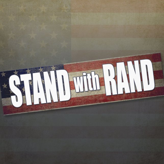 Stå med Rand Paul 2016 Bildekal (Skapare uppladdad)