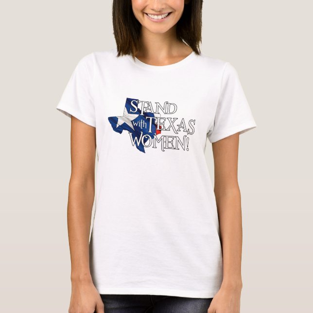 Stå med Texas kvinnor Tröja (Framsida)