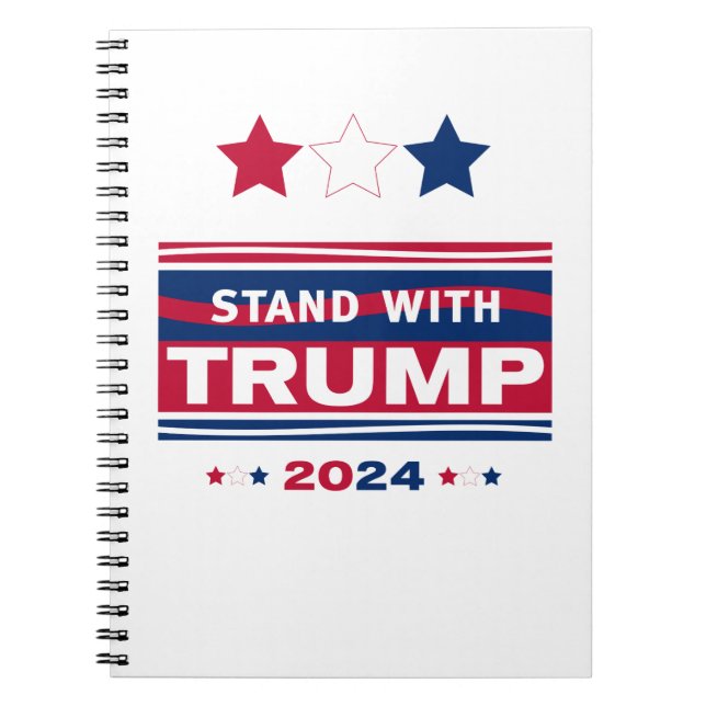 Stå med Trump~2024~MAGA Anteckningsbok (Framsidan)
