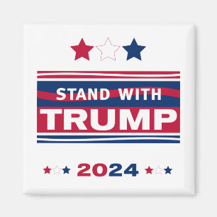 Stå med Trump~2024~MAGA Magnet