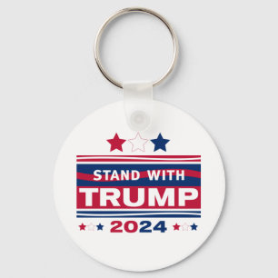 Stå med Trump~2024~MAGA Nyckelring