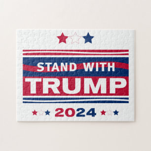 Stå med Trump~2024~MAGA Pussel