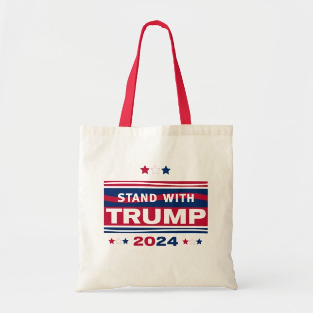 Stå med Trump~2024~MAGA Tygkasse (Framsidan)