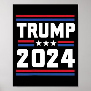 Stå med Trump-trump 2024 dömd Felon Poster
