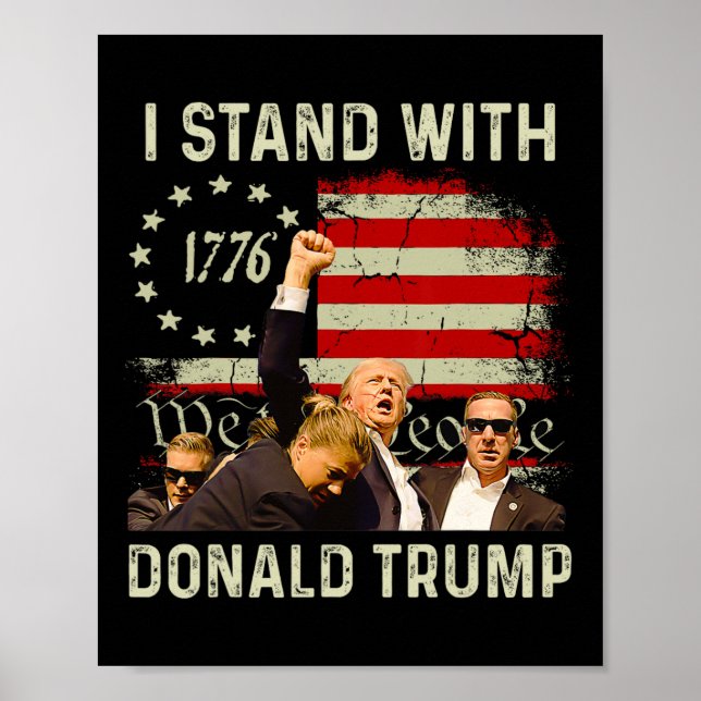 Stå med Trump-trump 2024 Poster (Framsidan)