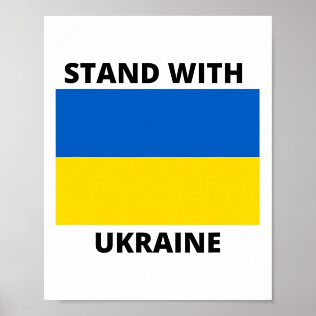 Stå med Ukraina 1 Poster (Framsidan)