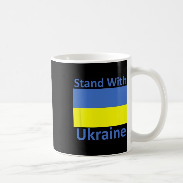 Stå med Ukraina Kaffemugg (Höger)