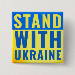 Stå med Ukraina-knapp Knapp