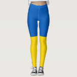 STÅ MED UKRAINA! LEGGINGS<br><div class="desc">Bära det ukrainska flagga färg i solidaritet med deras Peace-mål!</div>