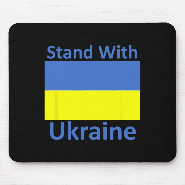 Stå med Ukraina Musmatta (Framsidan)