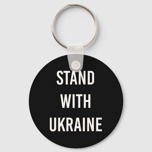 Stå Med Ukraina Projekt Ukraina Nu  Nyckelring (Framsida)
