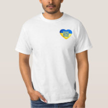 Stå med Ukraina. Stödja Ukrainas hjärta. T-Shirt