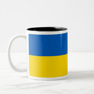 STÅ MED UKRAINA! Två-Tonad MUGG