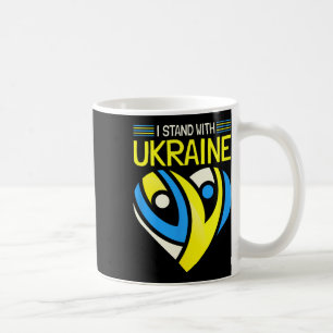 Stå Med Ukrainas Flagga Anti-Putin Säg Nej Till Kr Kaffemugg