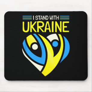 Stå Med Ukrainas Flagga Anti-Putin Säg Nej Till Kr Musmatta