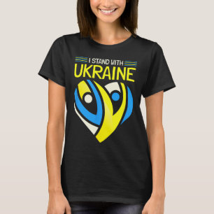 Stå Med Ukrainas Flagga Anti-Putin Säg Nej Till Kr T Shirt