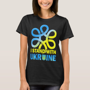 Stå Med Ukrainas Flagga Anti-Putin Säg Nej Till Kr T Shirt