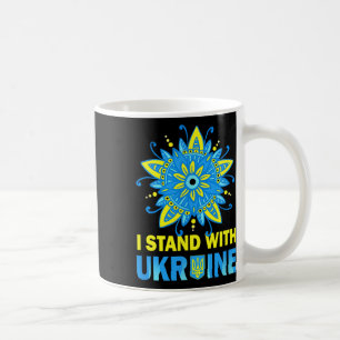 Stå Med Ukraines Flagga Anti-Putin Nej Till Krig U Kaffemugg