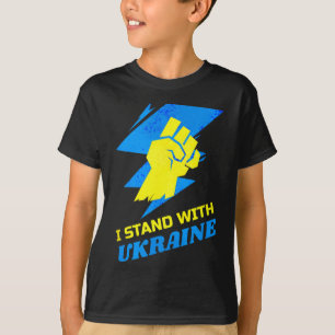 Stå Med Ukraines Flagga Anti-Putin Säg Nej Till Kr T Shirt