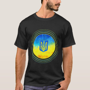 Stå Med Ukraines Flagga Anti-Putin Ukraina Ukraina T Shirt