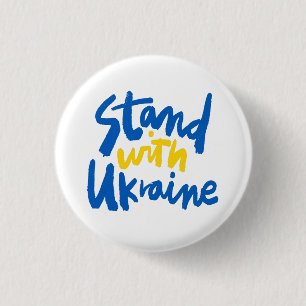 Stå med ukrainska knappar