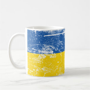 Stå mot Ukraina, invaderad av Ryssland 2022 Kaffemugg