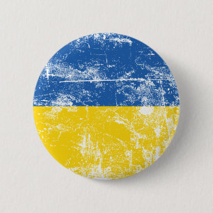 Stå mot Ukraina, invaderat av Ryssland 2022 T-Shir Knapp