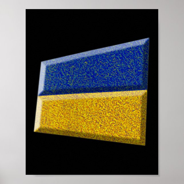 Stå mot Ukraina, protestera mot Krig, stoppa Putin Poster (Framsidan)