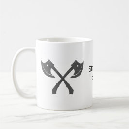 Stå och bekämpa kaffe Mugg