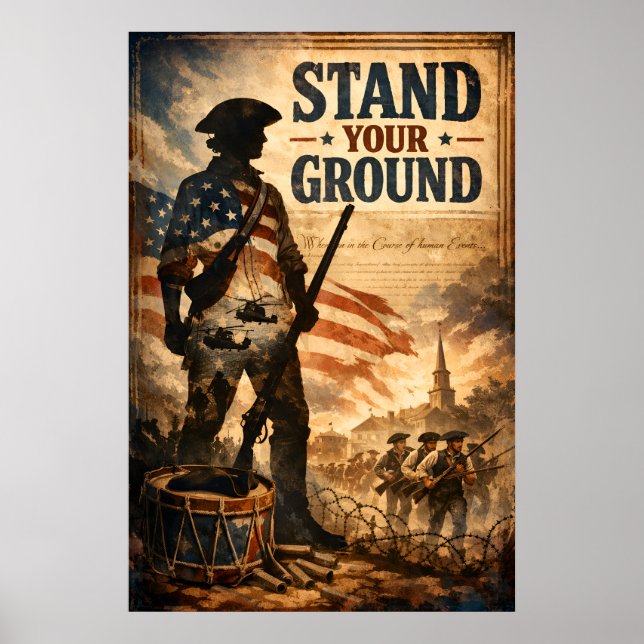 Stå på er mark poster (Framsidan)