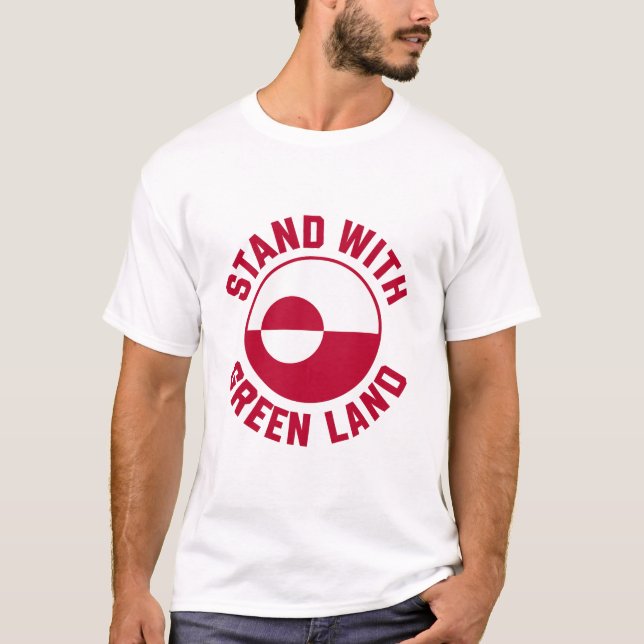 Stå på Grönland T Shirt (Framsida)