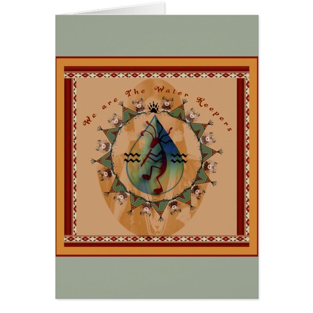 Stå sten hälsningskort (Framsidan)