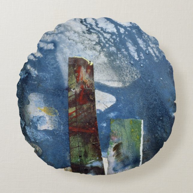 Stå stenar II Rund Kudde (Framsidan)