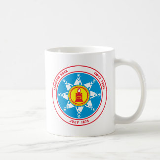 Stå stenstamlogotyp kaffemugg