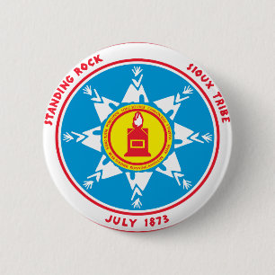 Stå stenstamlogotyp knapp
