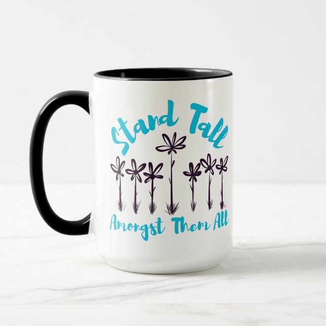 Stå stolt bland dem alla-mugg mugg (Vänster)