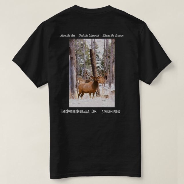 Stå stolt t shirt (Design baksida)