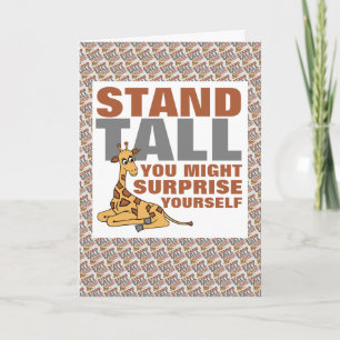 Stå Tall, Giraffe Kort