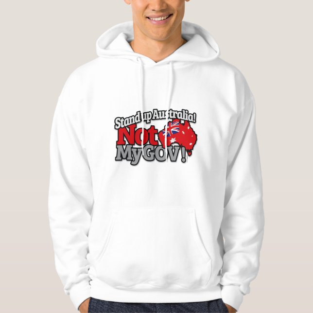 Stå upp Australien! Hoodie (Framsida)