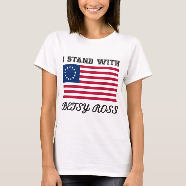 Stå upp för betungande rosor t shirt (Framsida)