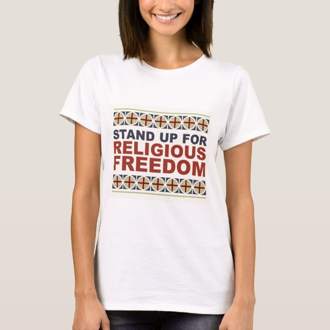 Stå upp för frihet för Religiösan T-shirt (Framsida)