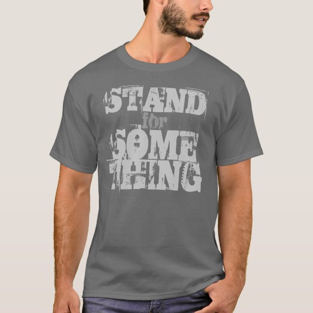 STÅ UPP FÖR NÅGOT T-SHIRT (Framsida)