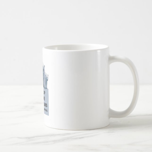 Stå upp för Polarna Bears Kaffemugg (Höger)