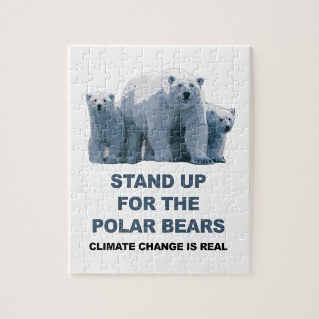 Stå upp för Polarna Bears Pussel (Vertikal)
