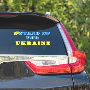# Stå upp för Ukraina - Frihet - Ukrainas Flagga Klistermärken