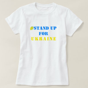 # Stå upp för Ukraina - Frihet - Ukrainas Flagga  T Shirt