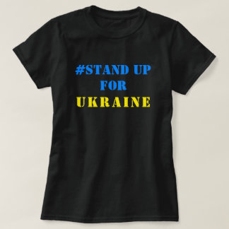 Stå Upp För Ukraina T-Shirt Stöd Frihet