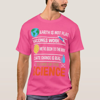 Stå upp för vetenskapen - Space Galaxy Astronomy S T Shirt
