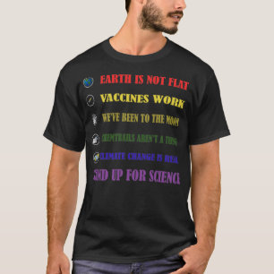 Stå upp för vetenskapen t shirt