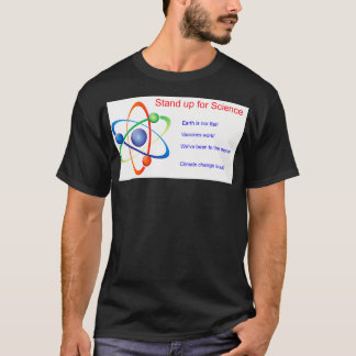 Stå upp för vetenskapen t shirt